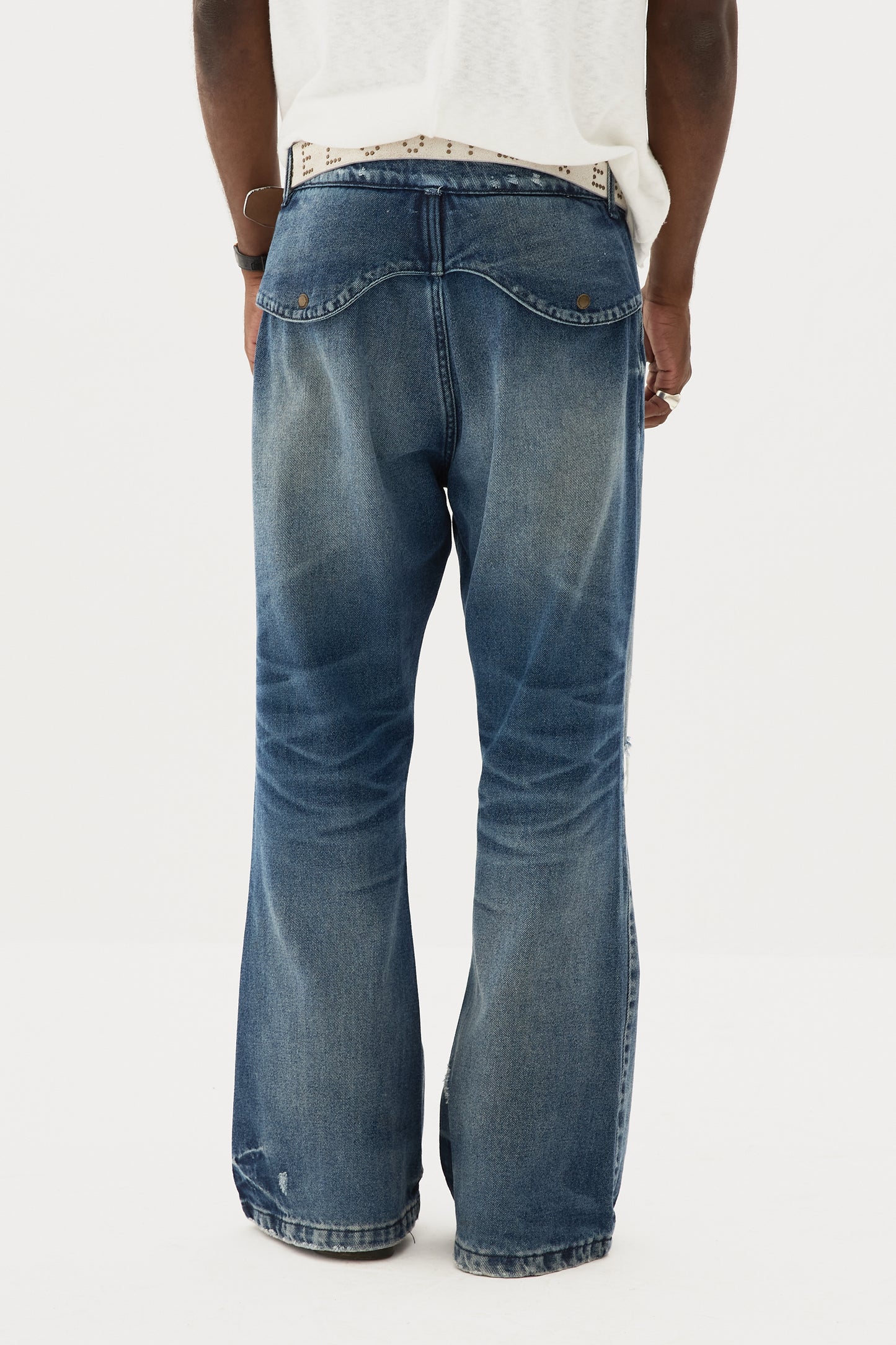 Calça Jeans Flare x Egho - Azul Média