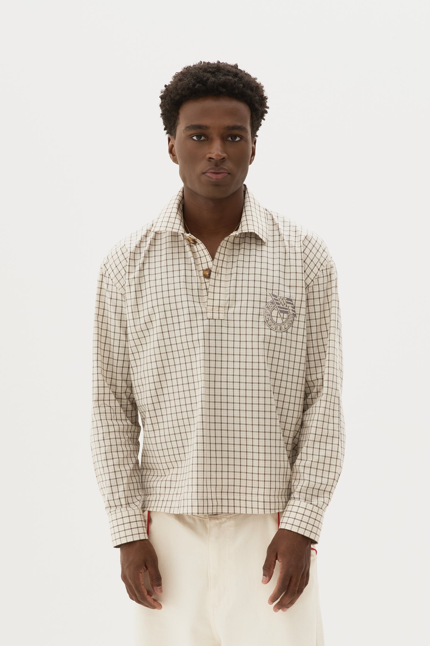 Polo Grid Xadrez ML x Egho