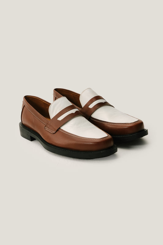 Sapato Penny Loafer Atlântico - Marrom Whisky