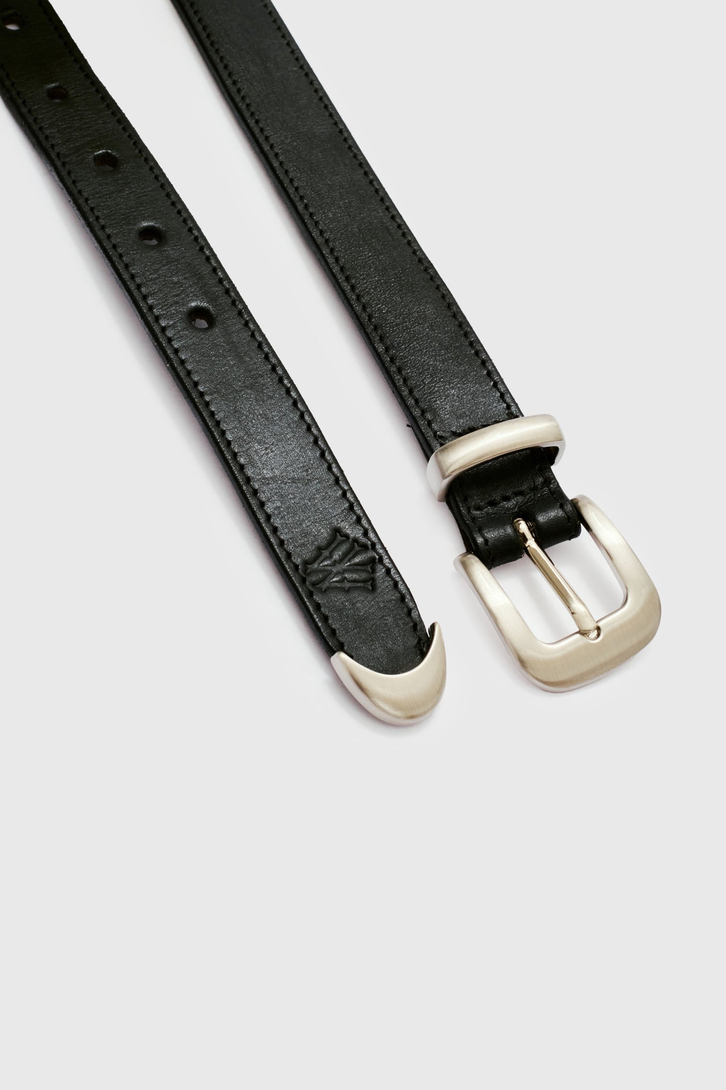 Cinto de Couro Western - Preto