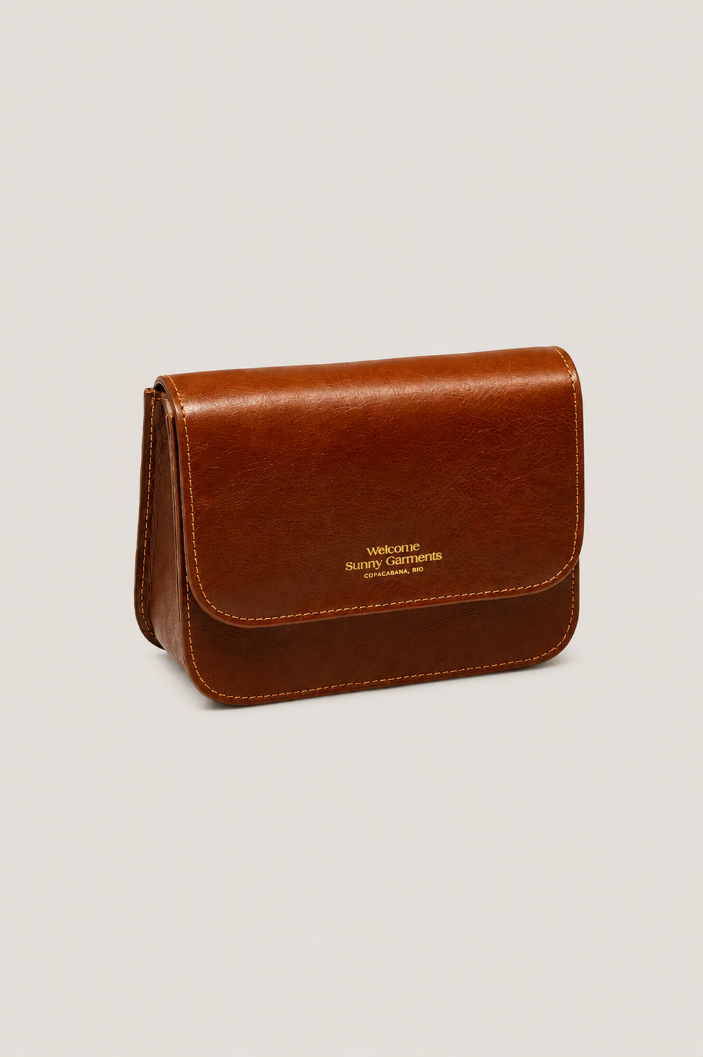 Bolsa de Couro Lafaiete - Marrom Caramelo