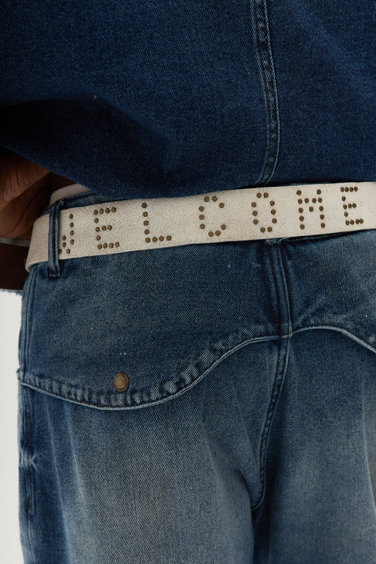 Cinto Rivet Signature x Egho - Off White