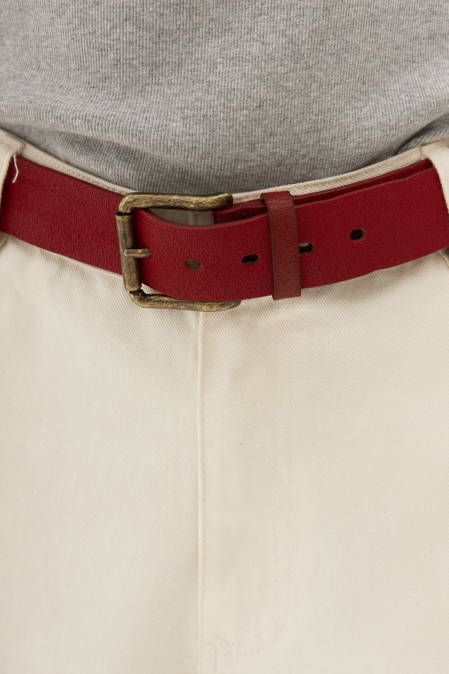 Cinto Rivet Signature x Egho - Vermelho