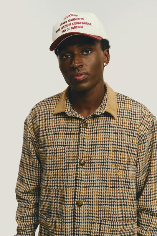 Boné Sunny Garments - Off White e Vinho