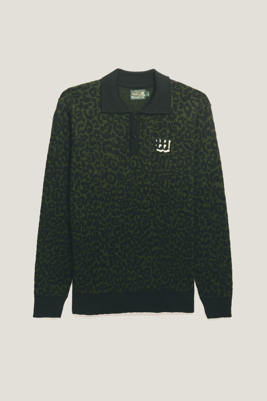 Polo Tricô Leopard ML - Verde