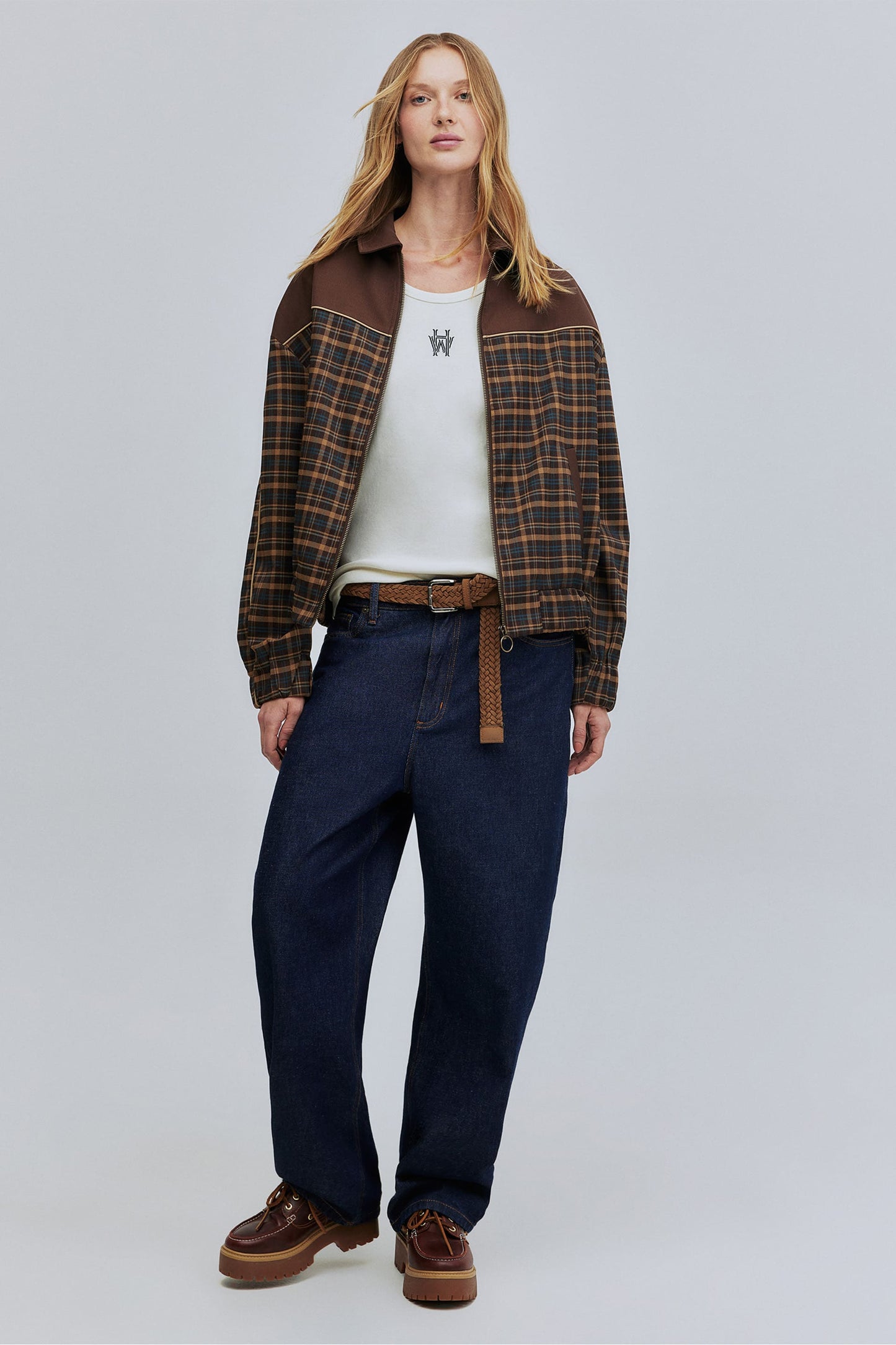 Calça Jeans Baggy Hering + Welcome - Azul Indigo