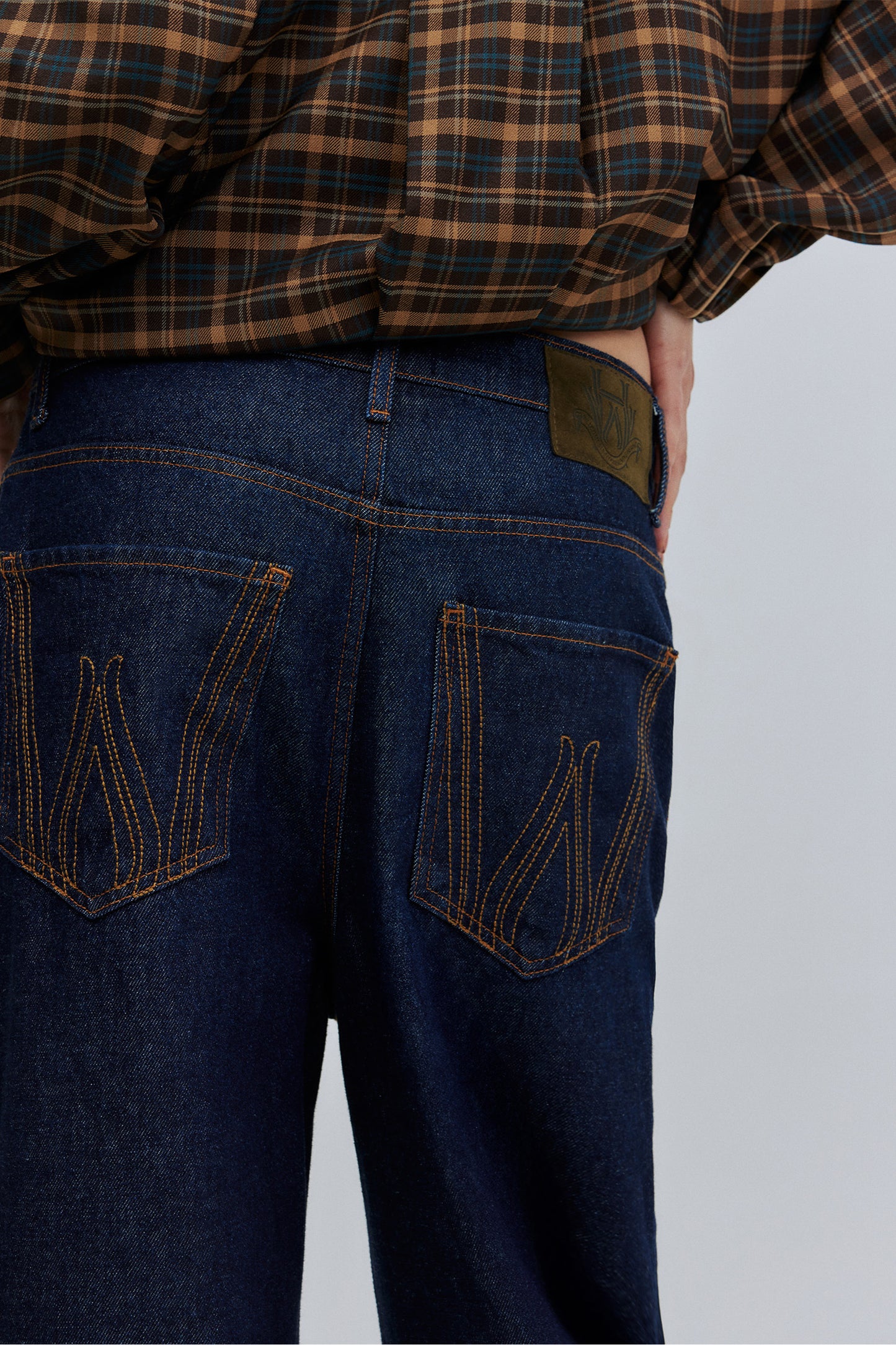 Calça Jeans Baggy Hering + Welcome - Azul Indigo