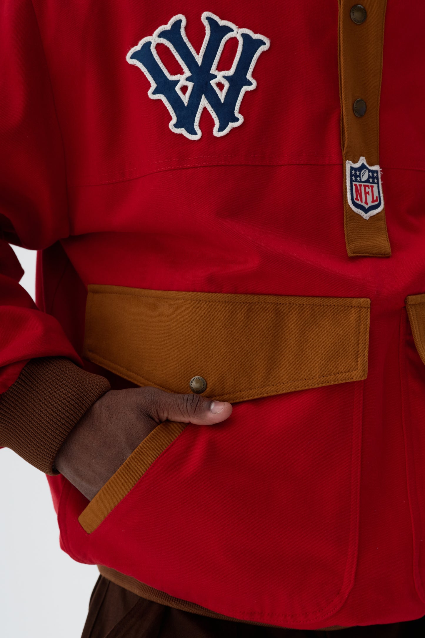 Jaqueta Anorak Gunslinger x NFL - Vermelho