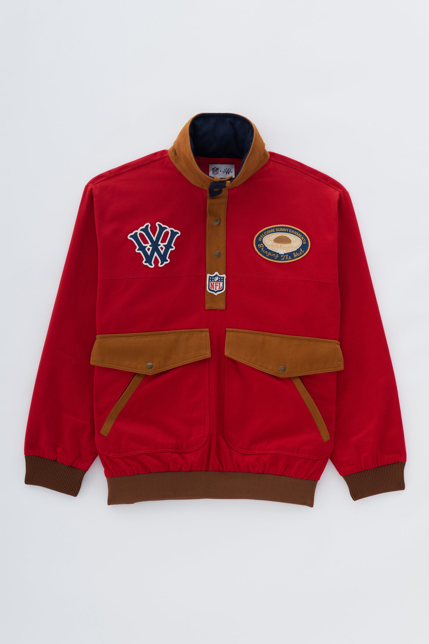 Jaqueta Anorak Gunslinger x NFL - Vermelho