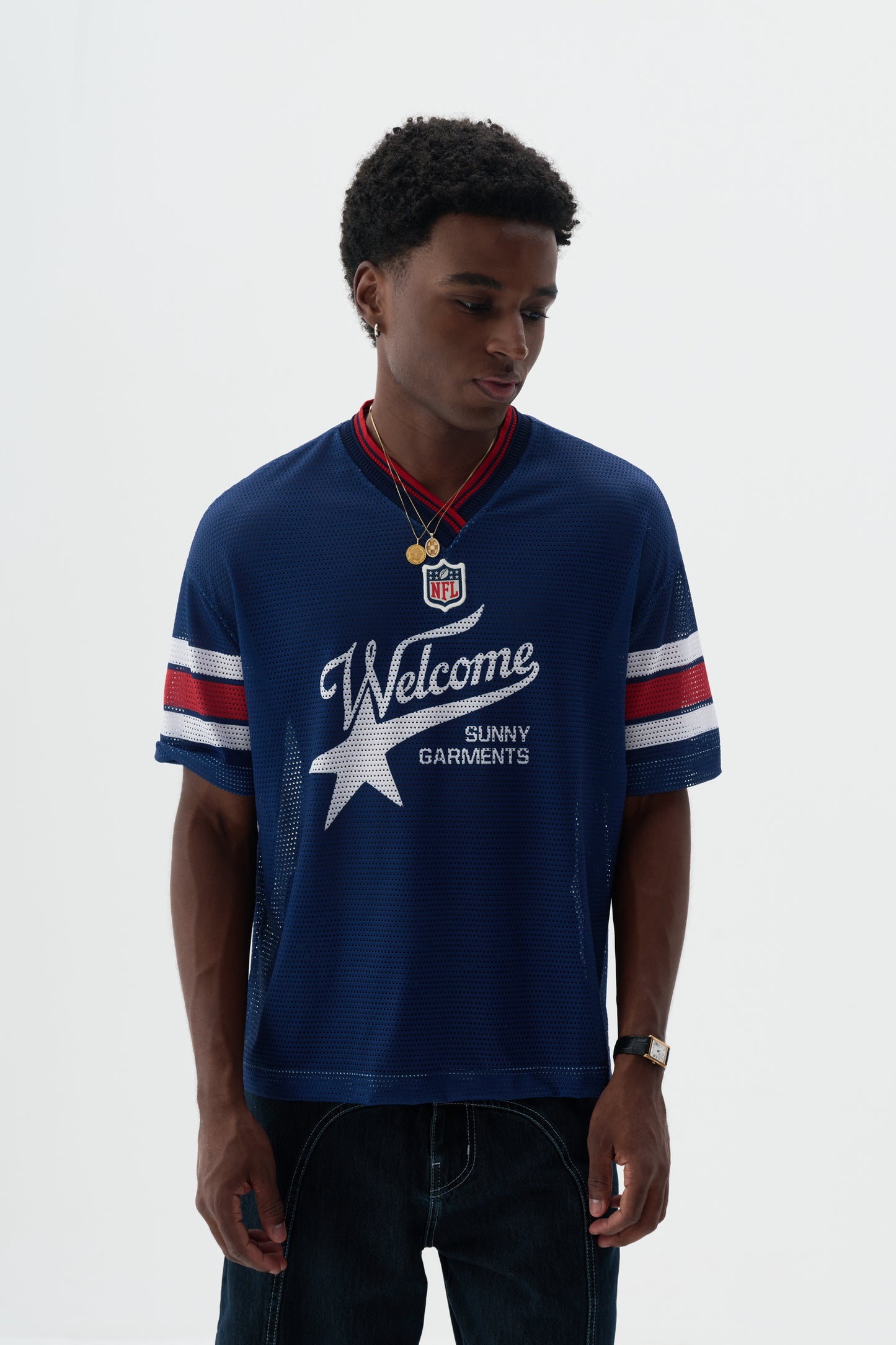 Camisa Jersey x NFL - Azul