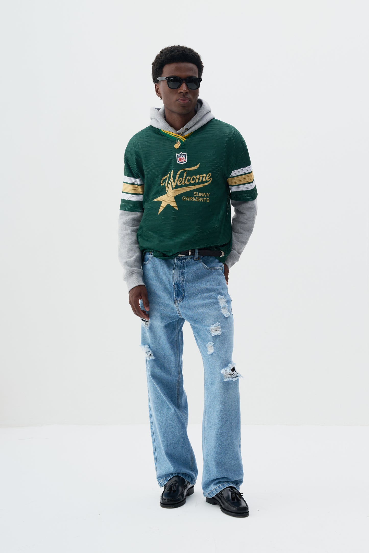 Camisa Jersey x NFL - Verde