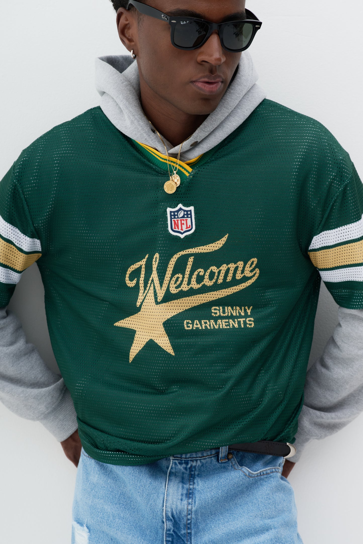 Camisa Jersey x NFL - Verde