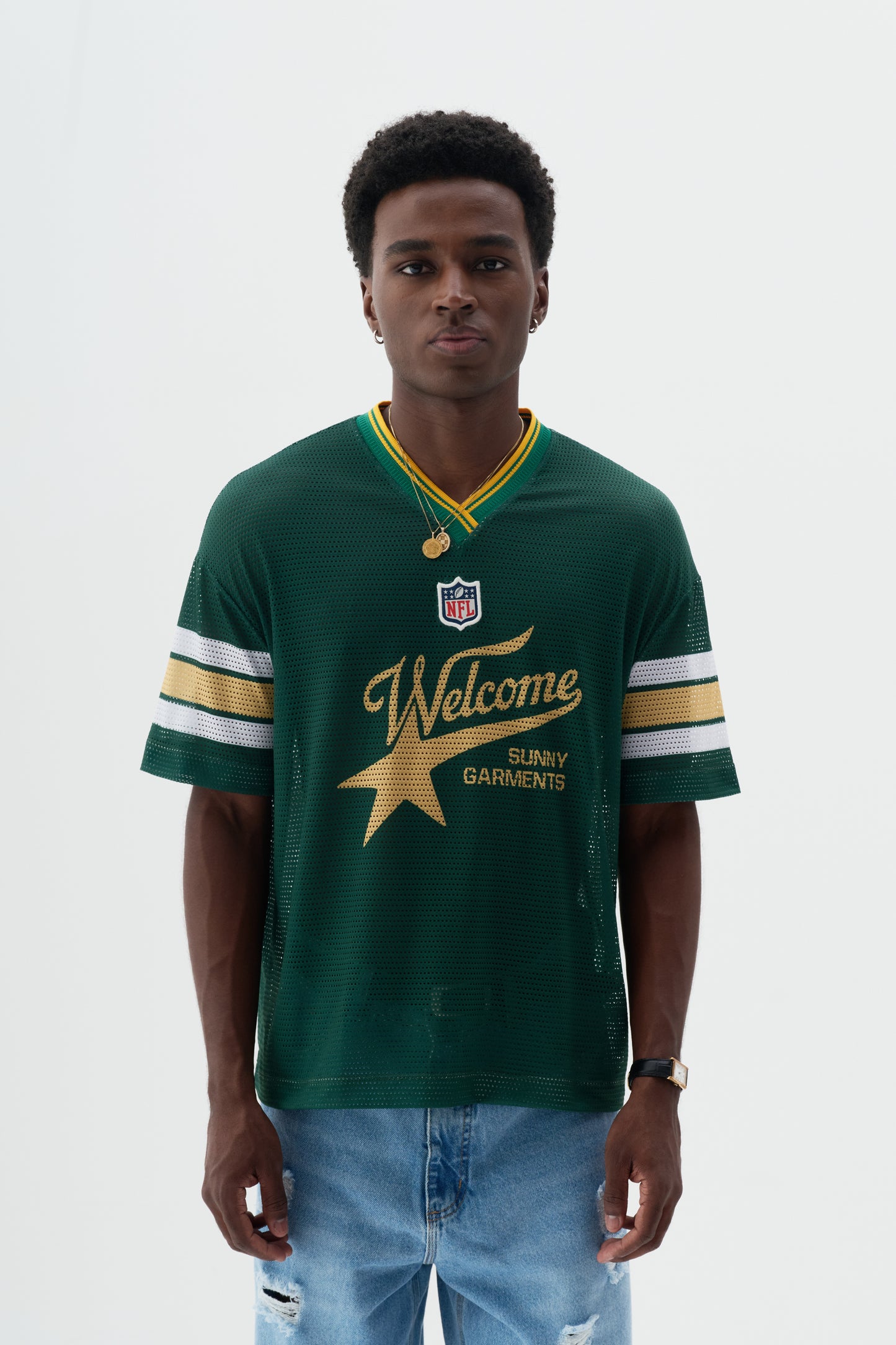 Camisa Jersey x NFL - Verde