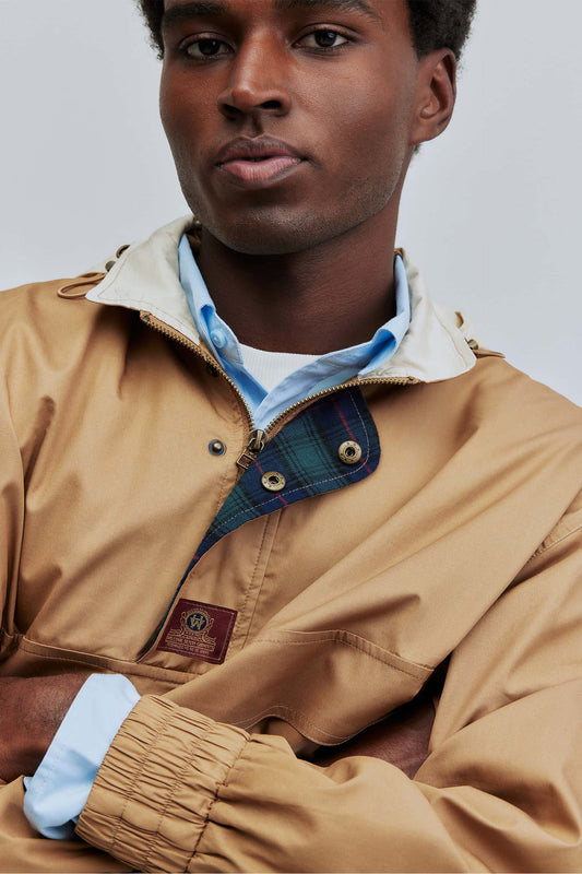 Jaqueta Anorak Corta Vento Hering + Welcome - Amarelo Butter