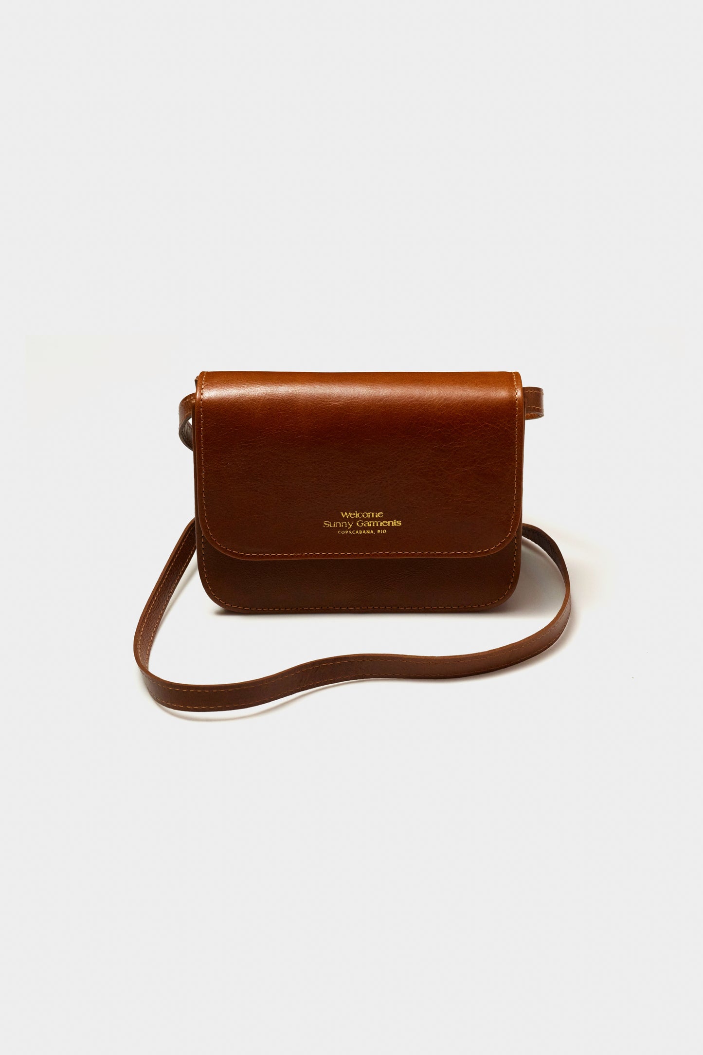 Bolsa de Couro Lafaiete - Marrom Caramelo