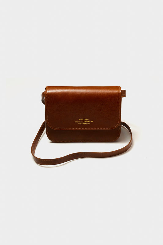 Bolsa de Couro Lafaiete - Marrom Caramelo
