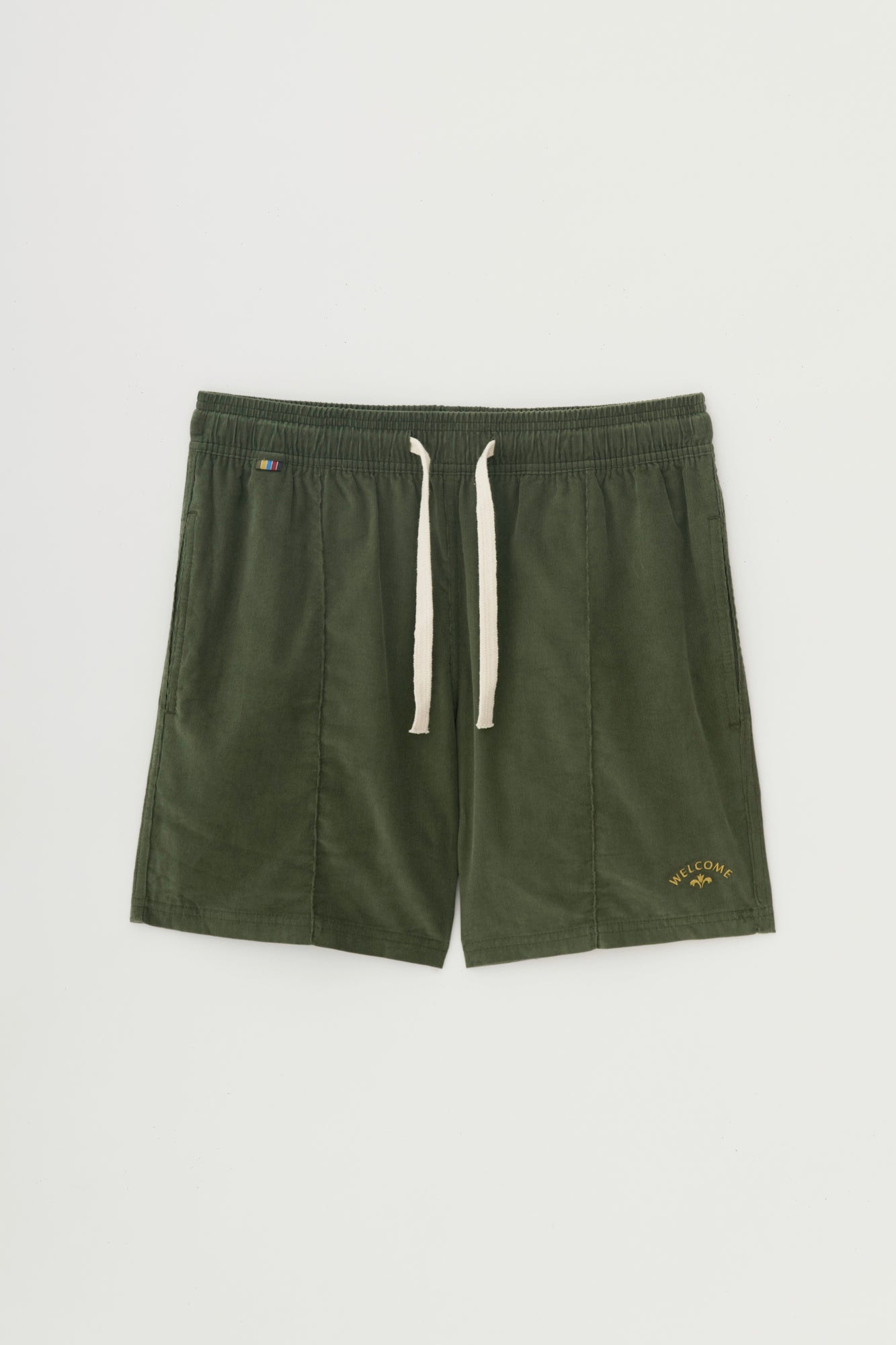 Short Elastico Veludo - Verde Militar