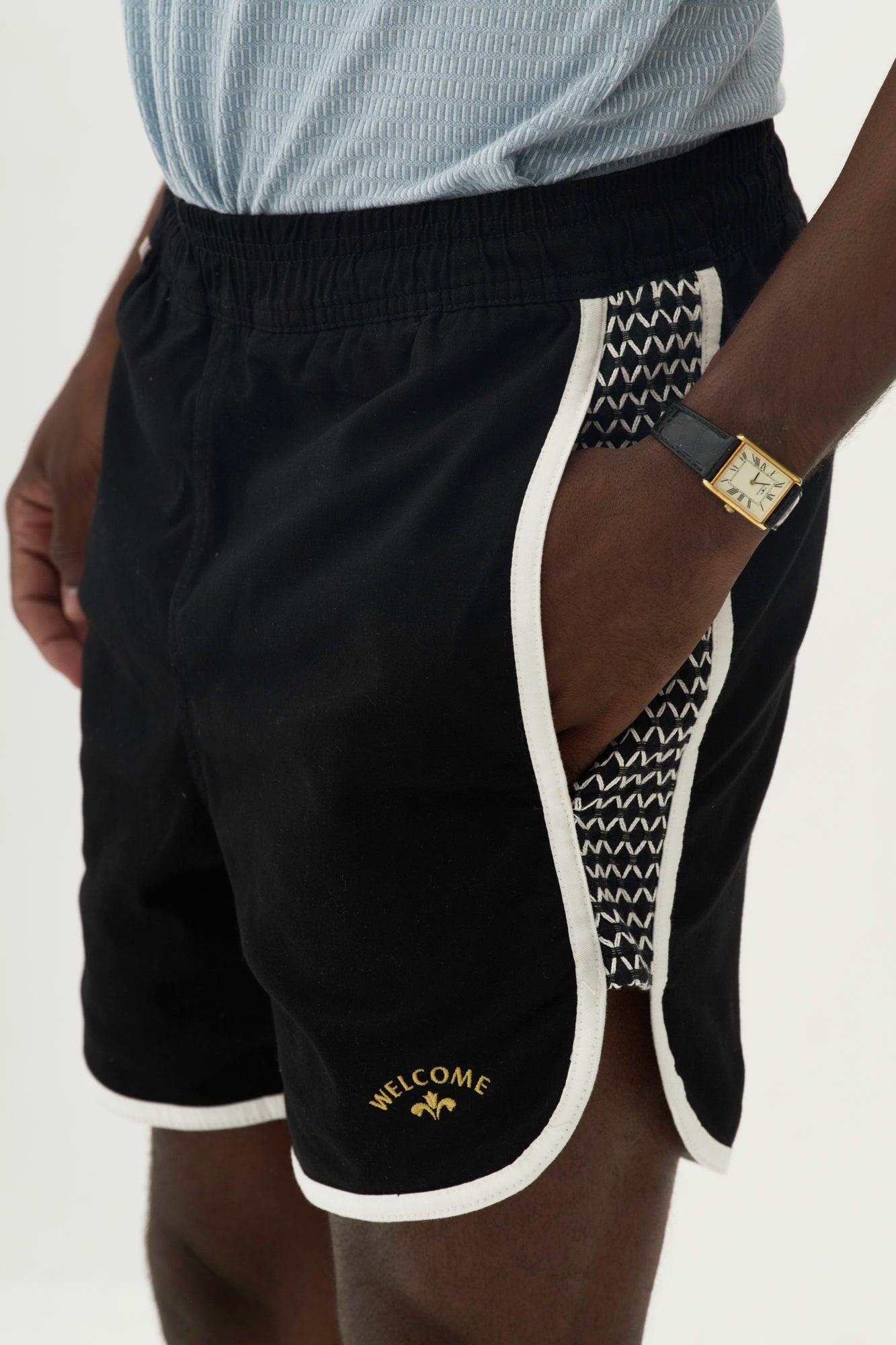 Short Sarja Pattern - Preto