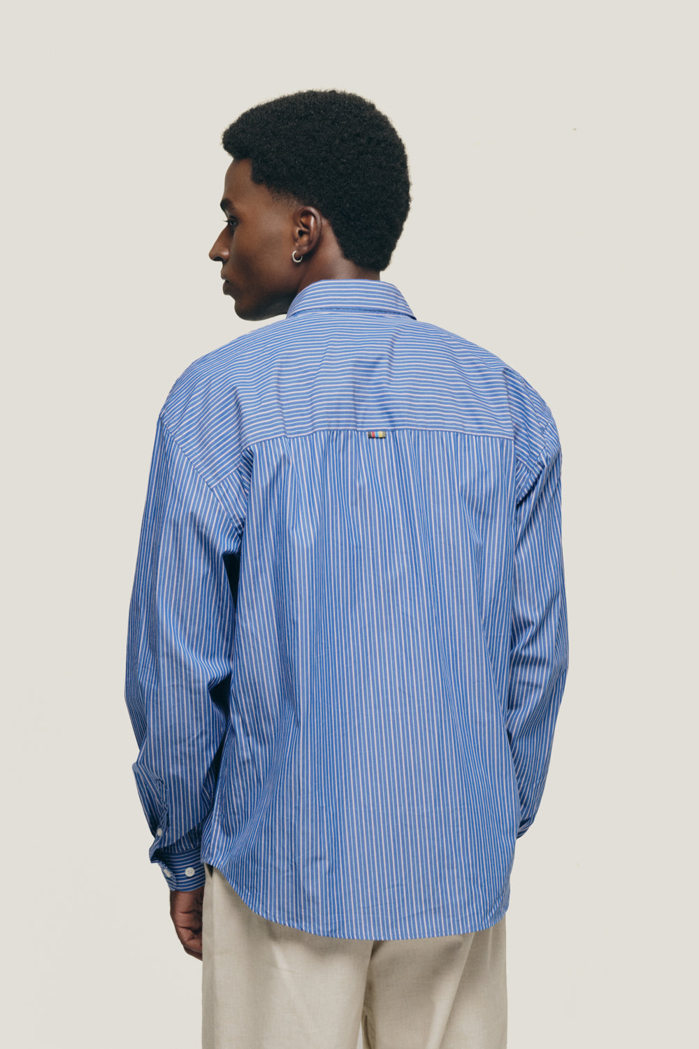 Camisa Listrada - Azul