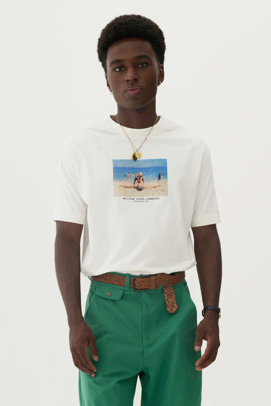 T-Shirt Regular Fit PostCard Chiuahua - Off White