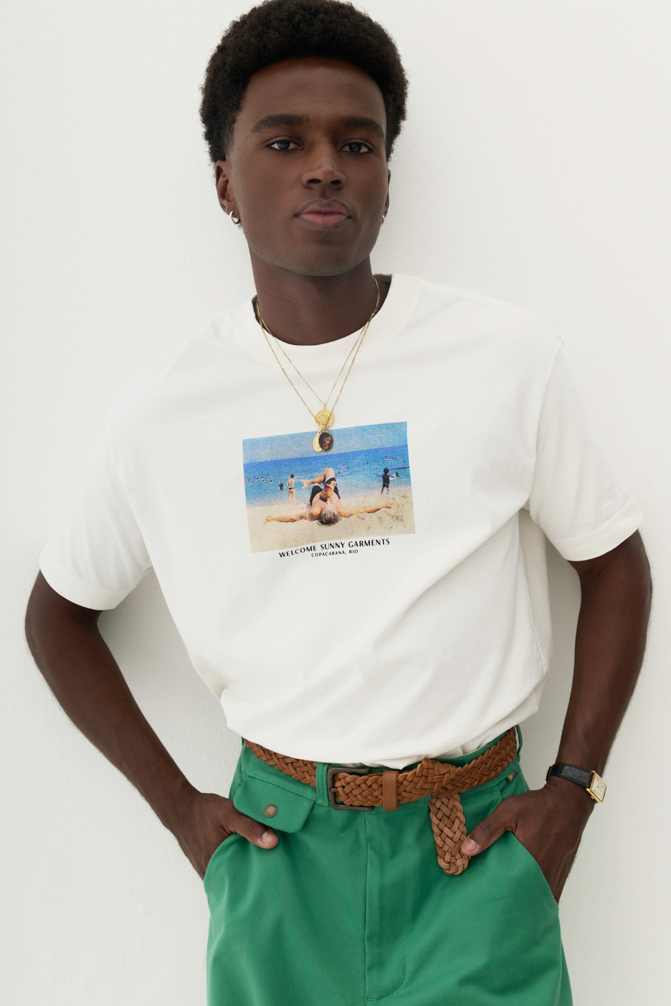 T-Shirt Regular Fit PostCard Chiuahua - Off White