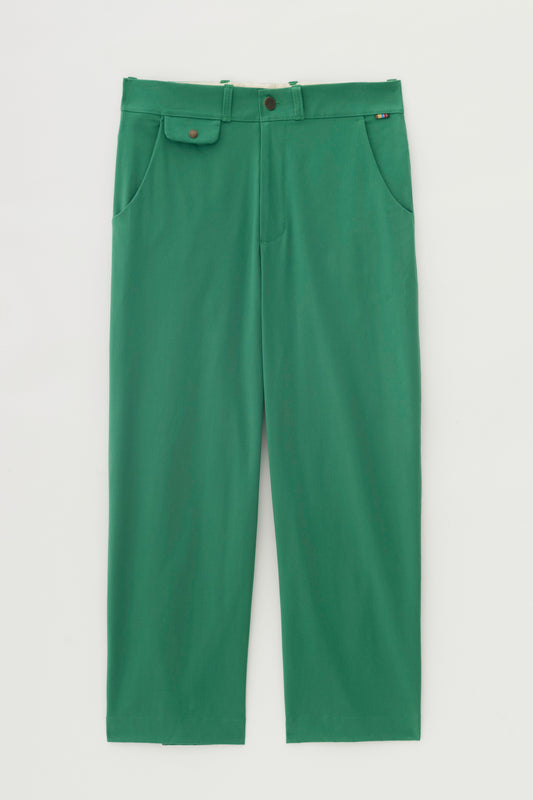Calça Wide Chino - Verde