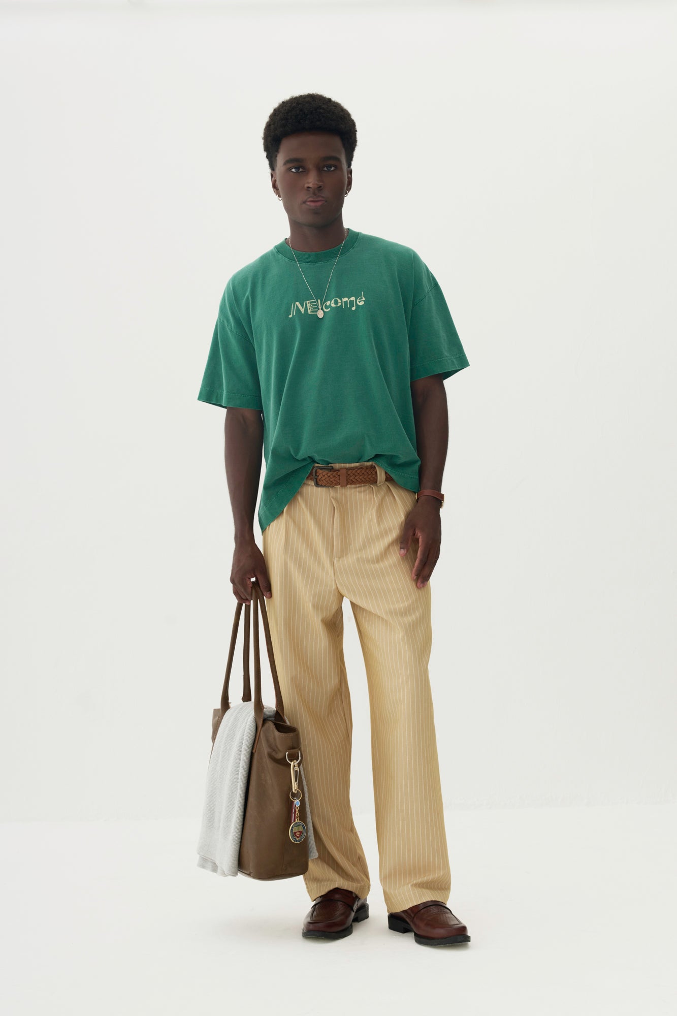 T-Shirt Boxy Fit Jazz Messenger - Verde – Welcome Rio