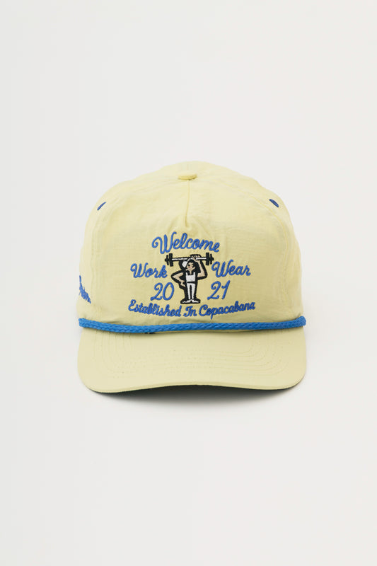 Boné Hard Work - Amarelo Butter