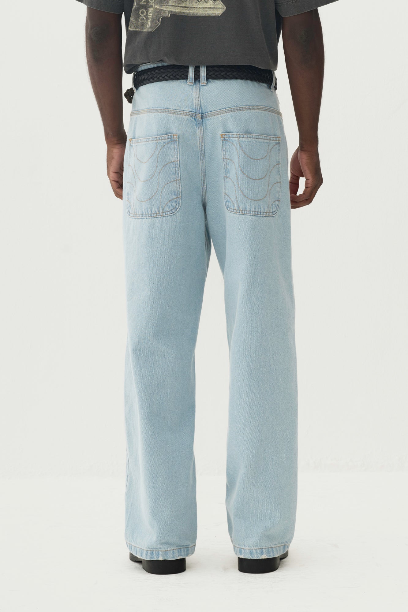 Calça Jeans Distressed - Azul Light