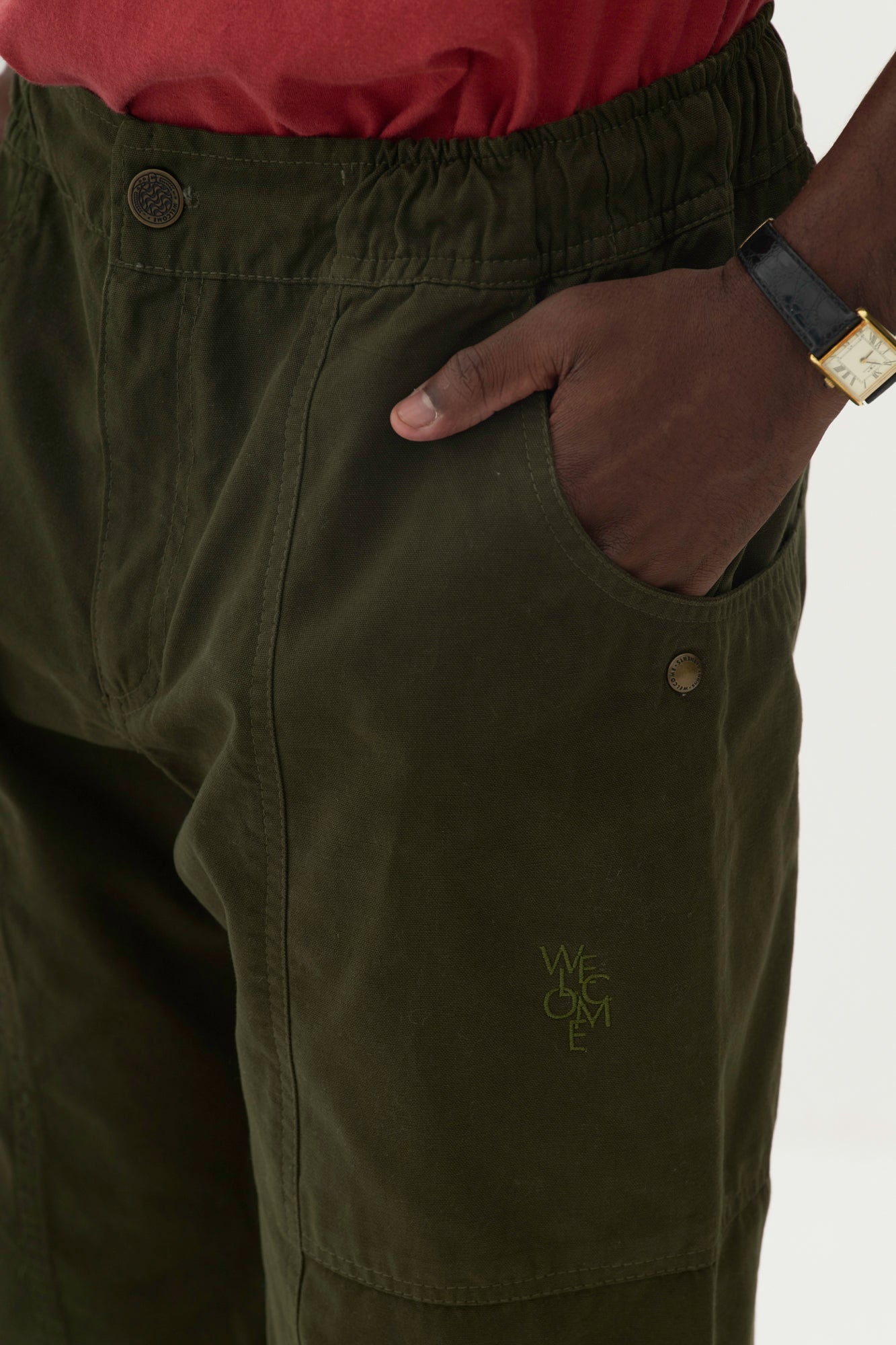 Calça Hiking Big Pockets - Verde Militar