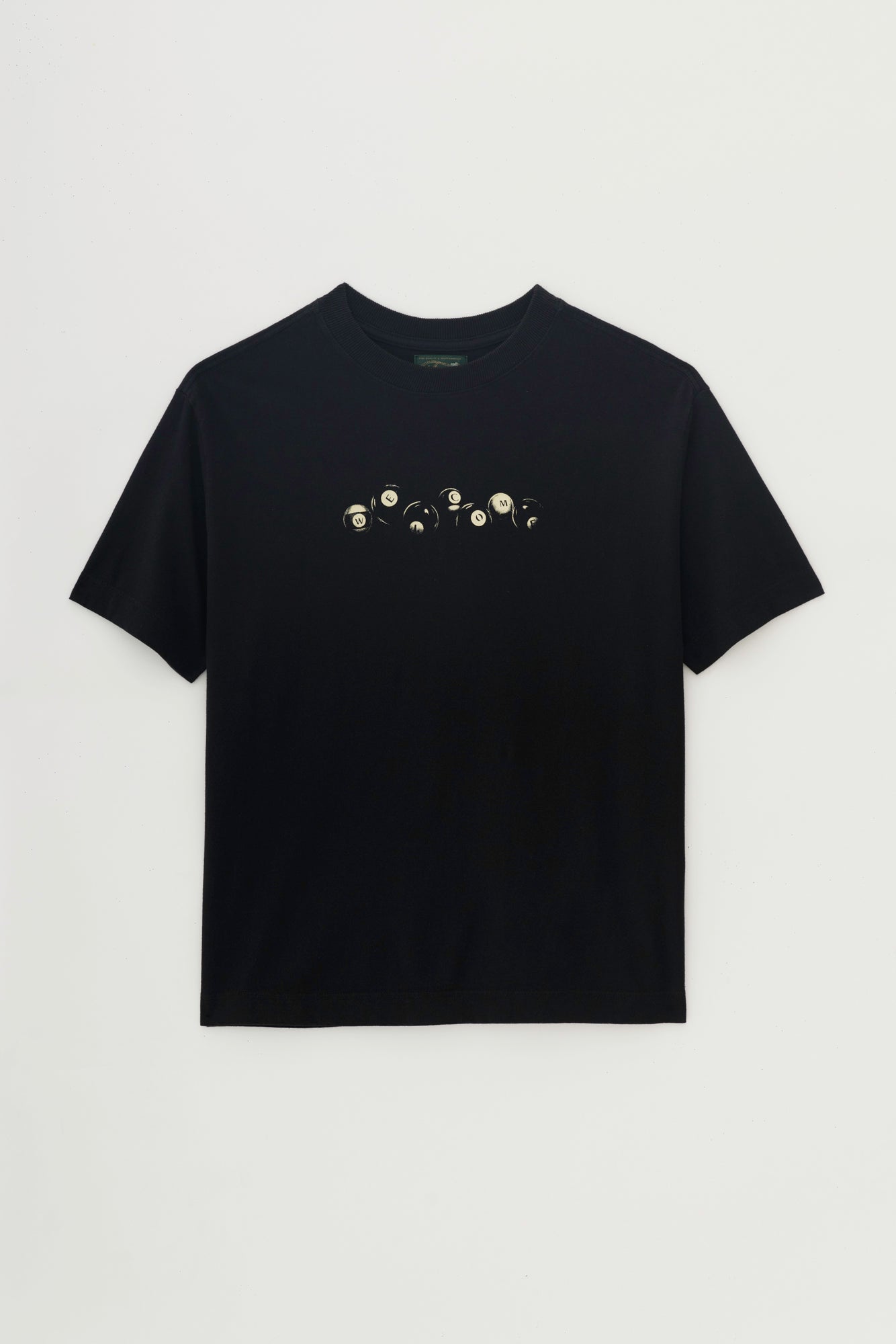 T-Shirt Regular Fit Billiard - Preta