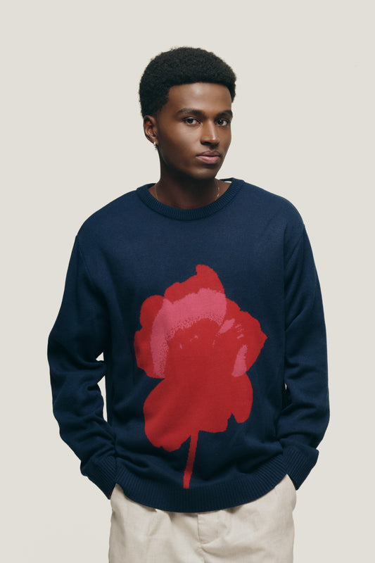 Suéter Tricô Ruby - Azul