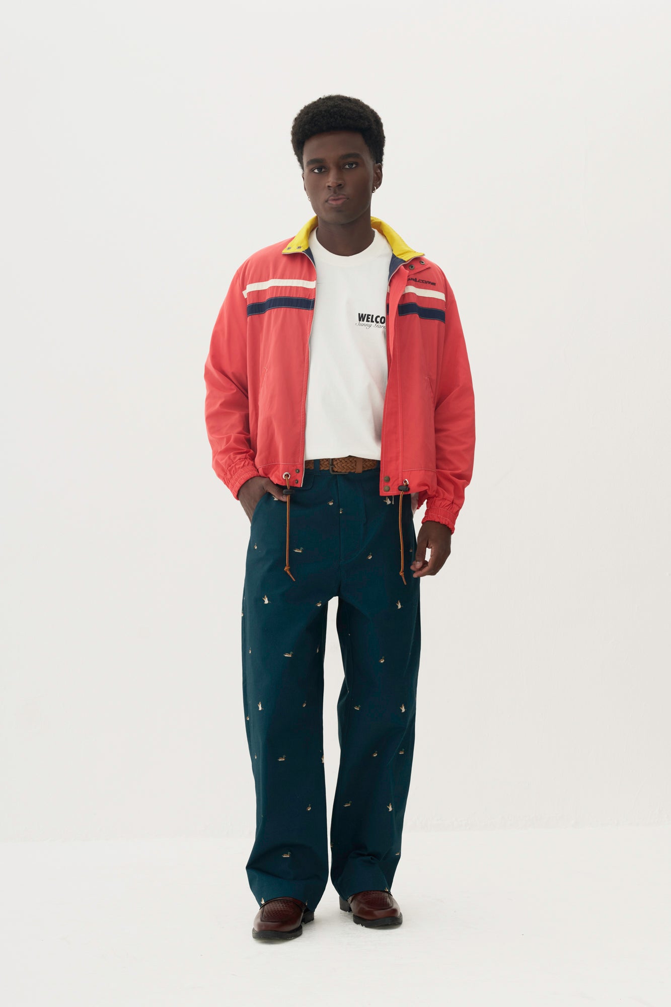 T-Shirt Boxy Fit Pins - Off White