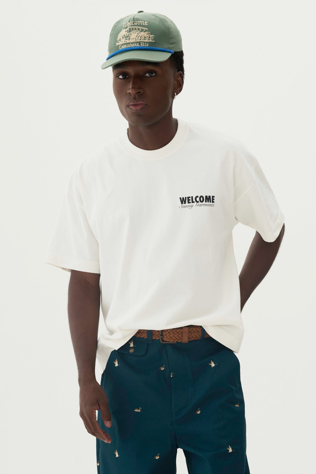 T-Shirt Boxy Fit Pins - Off White