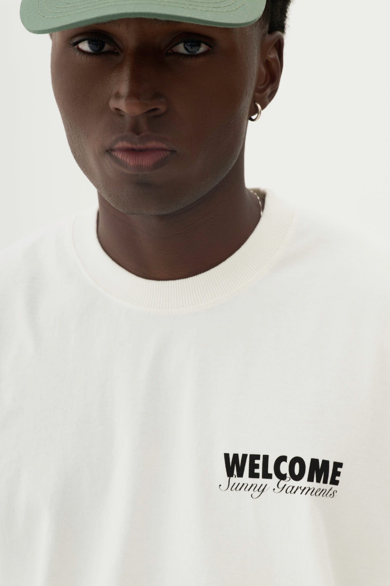 T-Shirt Boxy Fit Pins - Off White