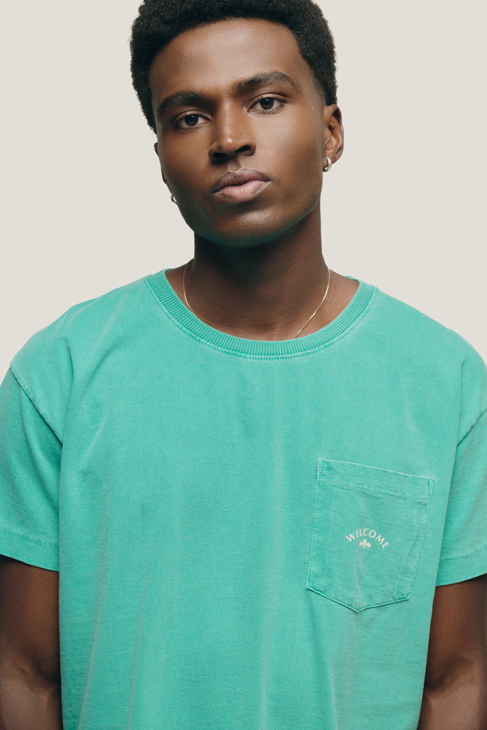 T-shirt Sunny Pocket - Verde