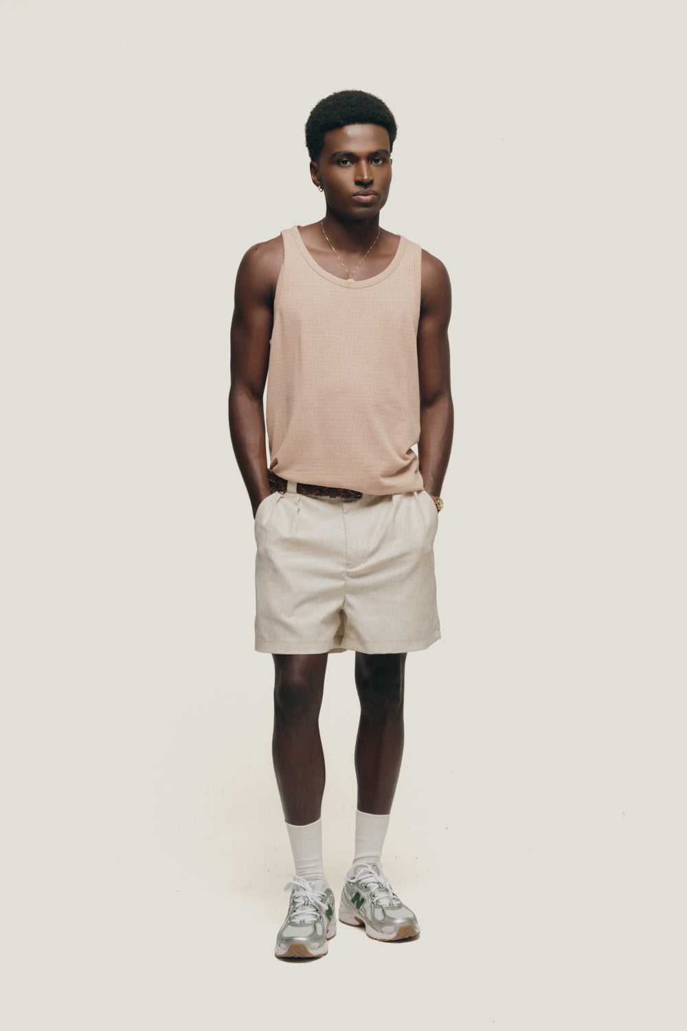 Regata Tricô - Marrom