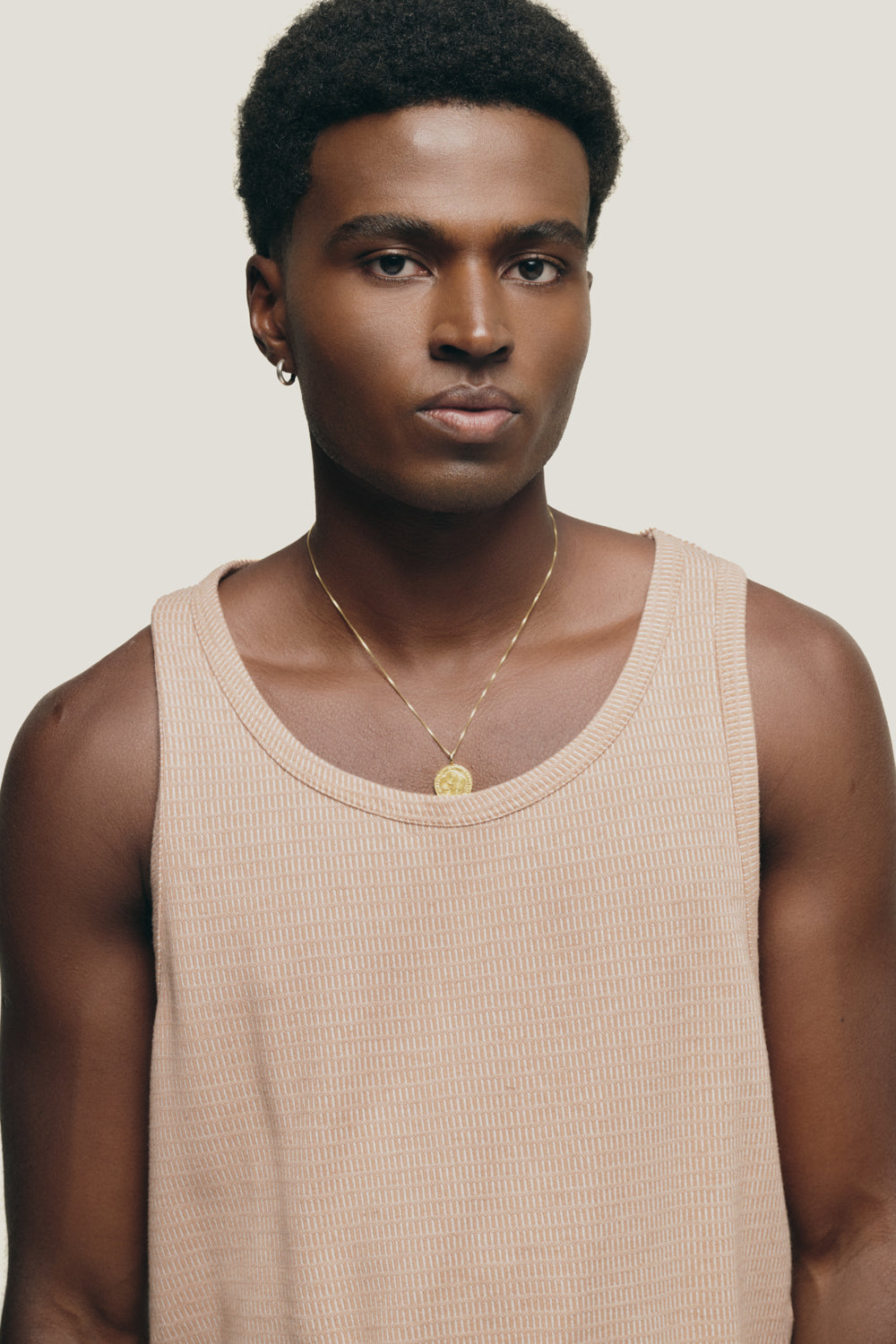 Regata Tricô - Marrom