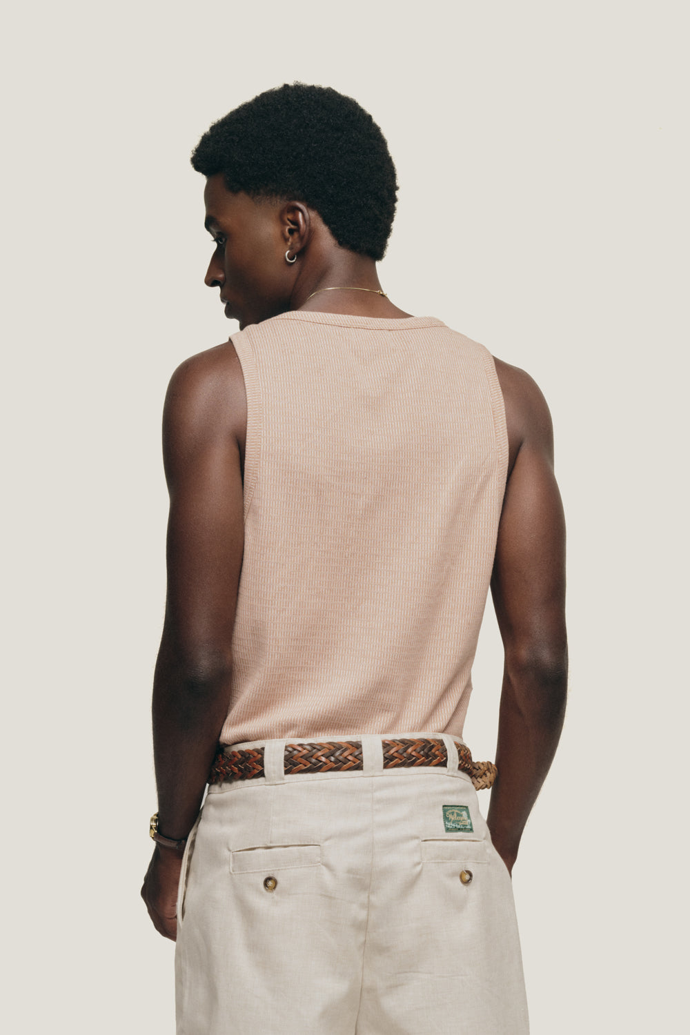 Regata Tricô - Marrom