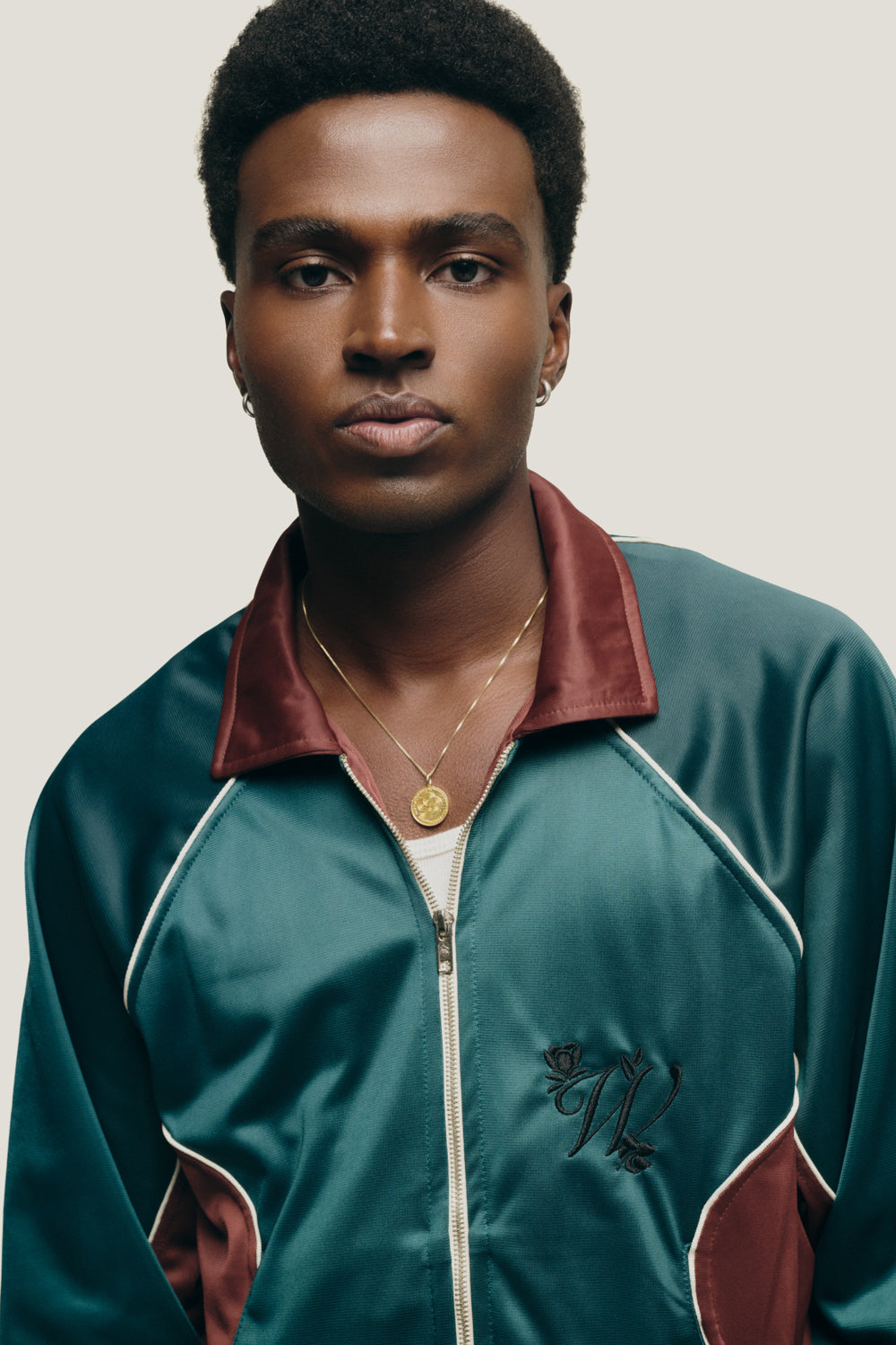 Jaqueta Tracksuit Galtieri - Verde e Marrom