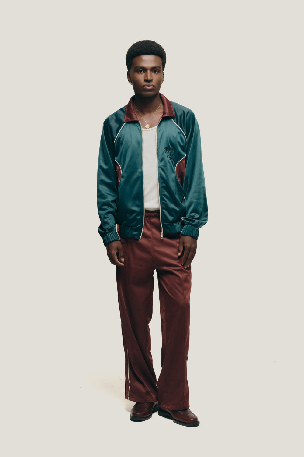 Jaqueta Tracksuit Galtieri - Verde e Marrom