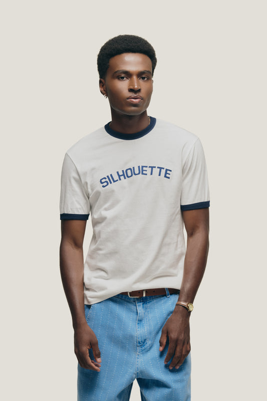 T-shirt Slim Fit Silhouette - Off White