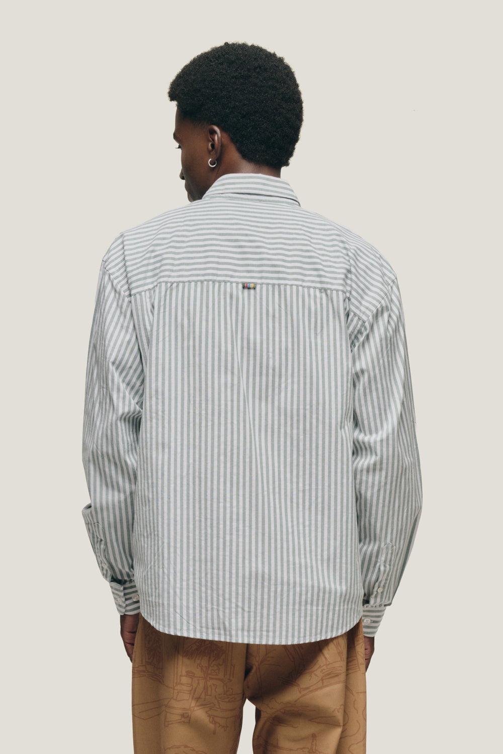 Camisa Listrada - Verde