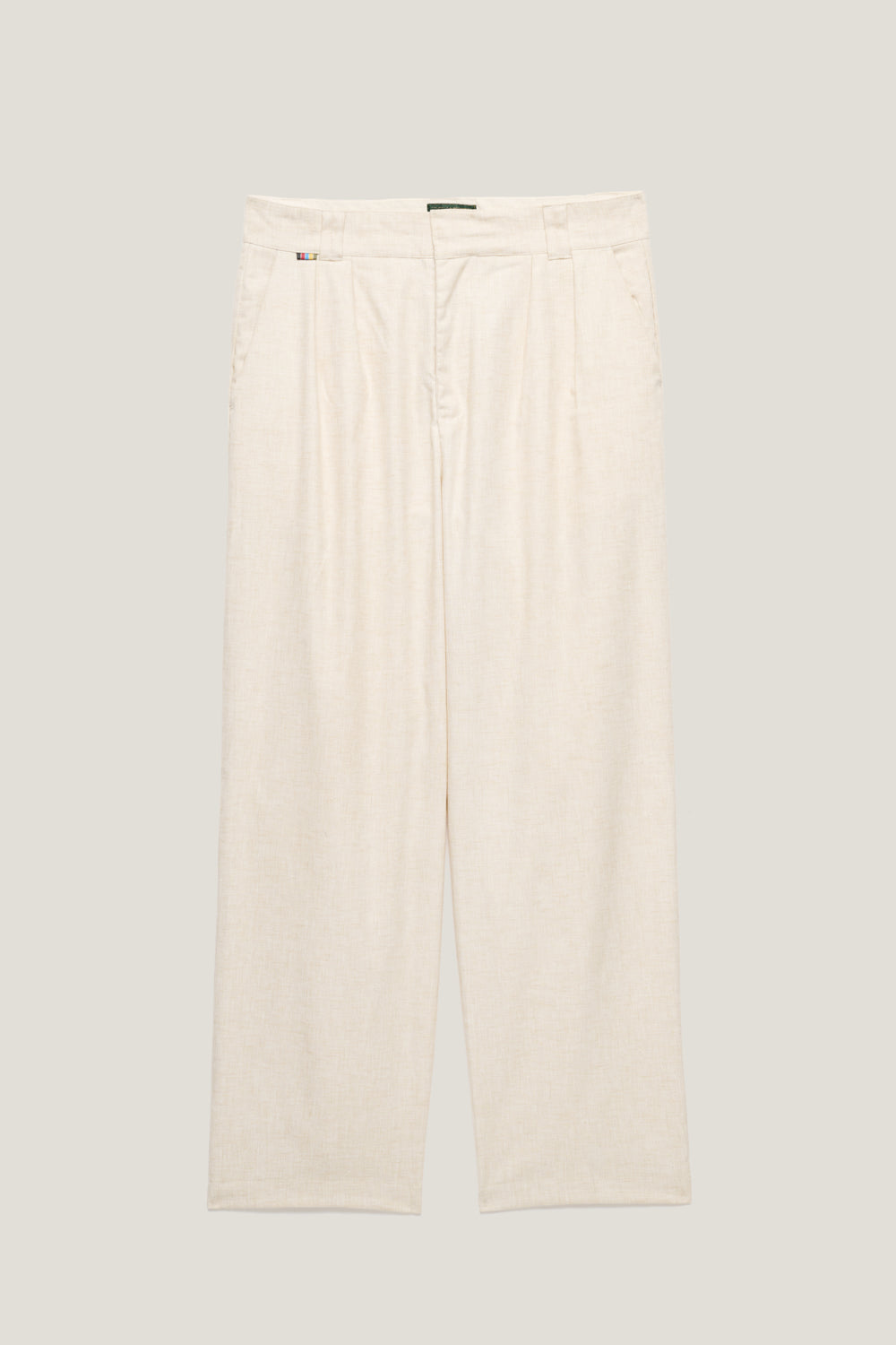 Calça Alfaiataria Dupla Prega - Oat