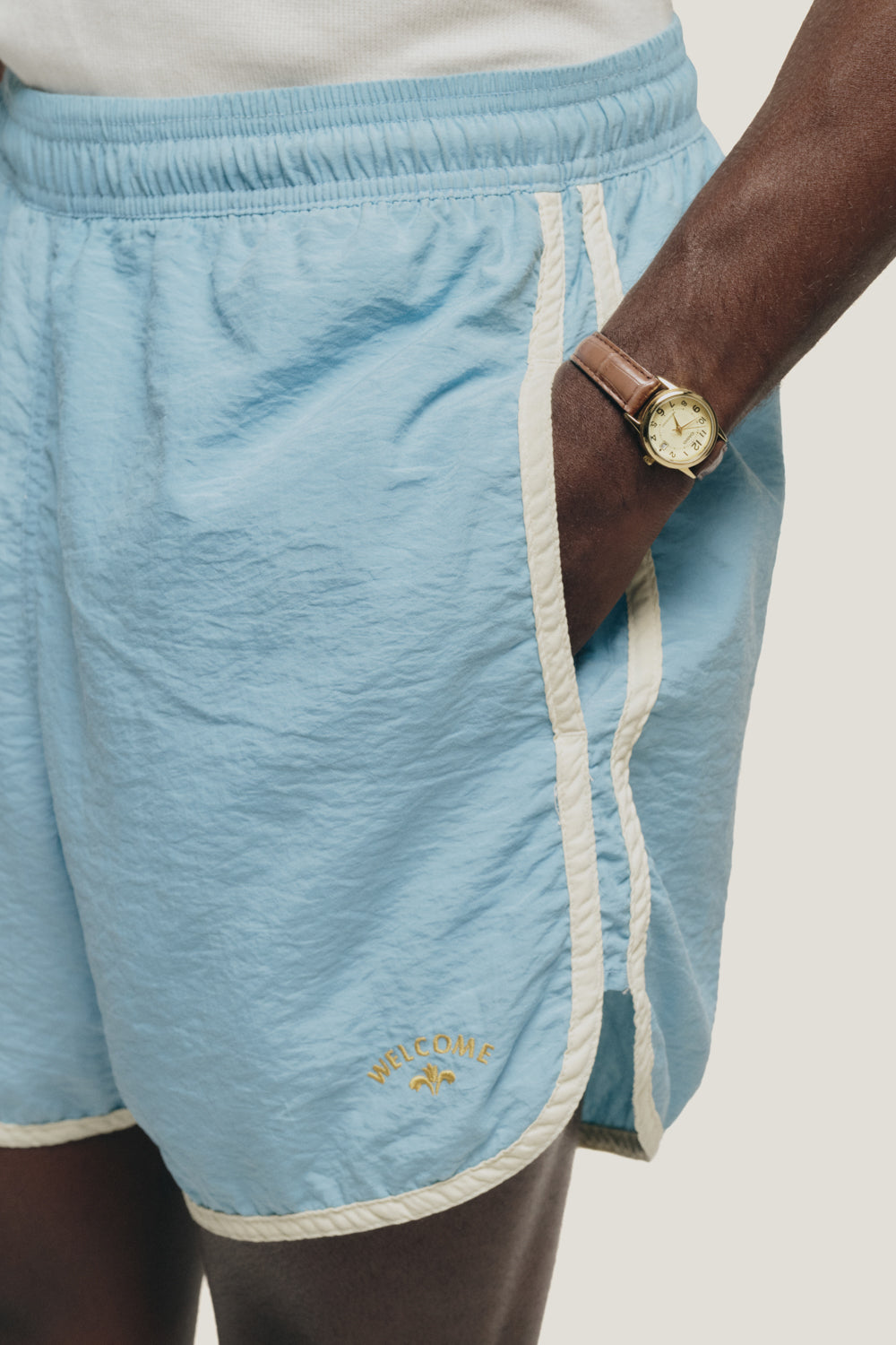 Short Nylon - Azul Claro