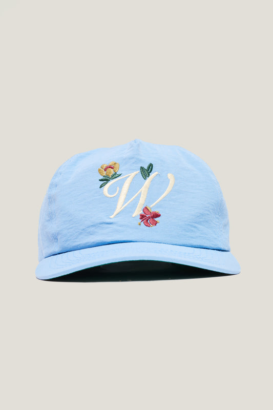 Boné Hibisco - Azul Stoned