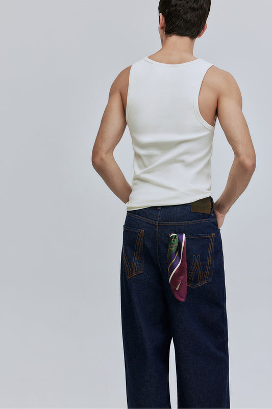 Regata Monograma Algodão Peruano Hering + Welcome - Off White