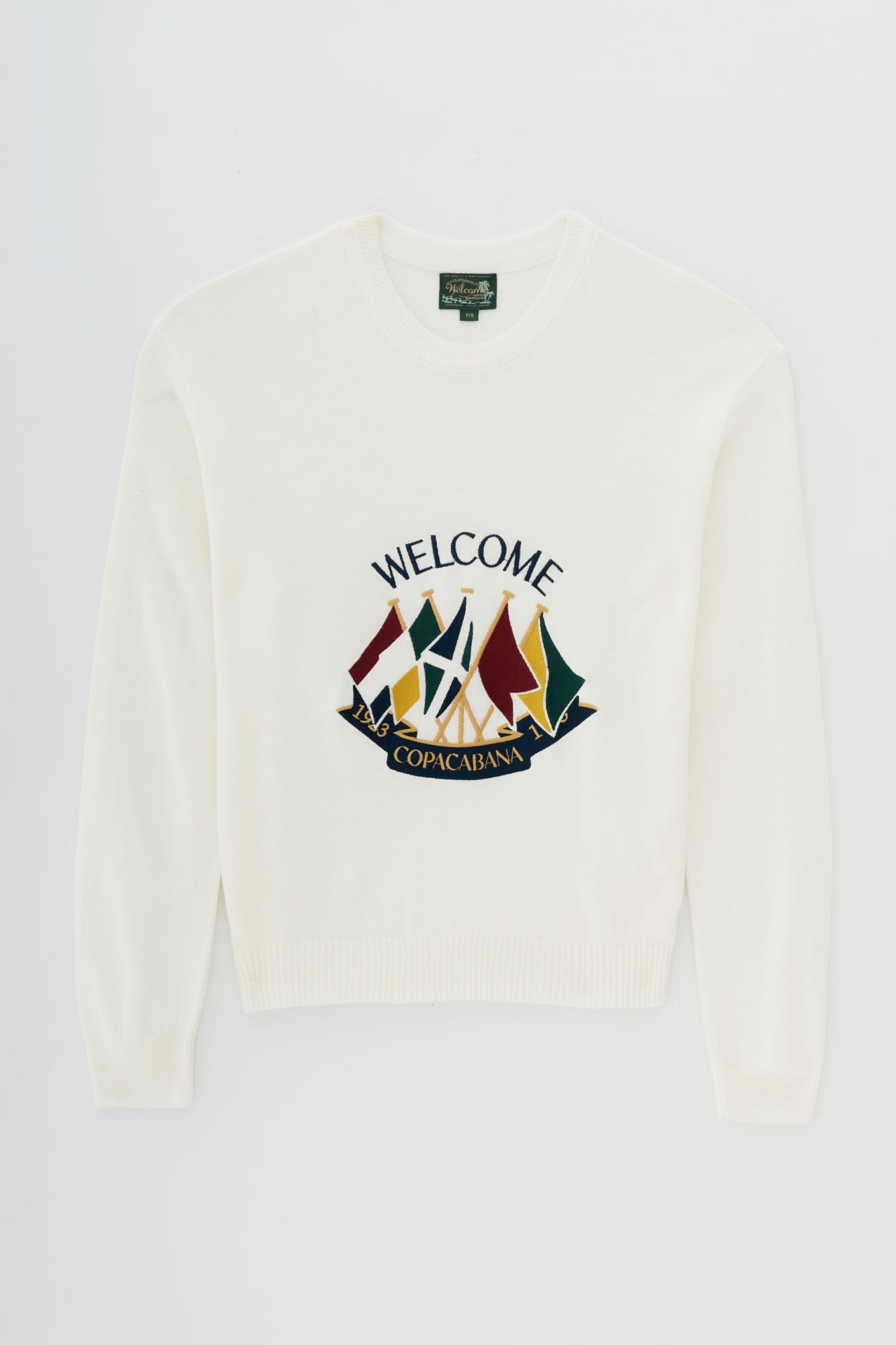 Suéter Tricô Flags - Off White – Welcome Rio
