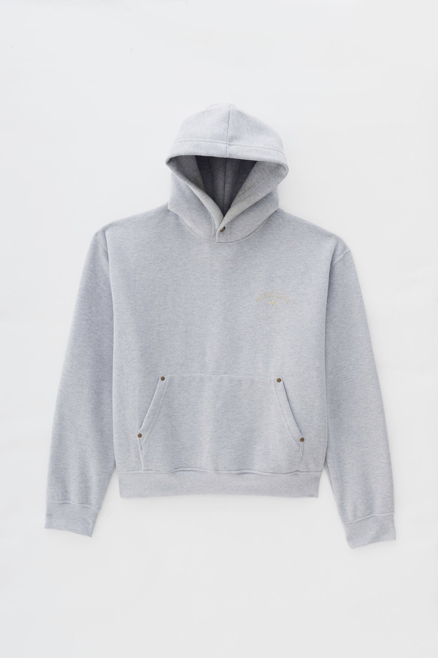 Hoodie Boxy Fit Tulipa - Cinza Mescla