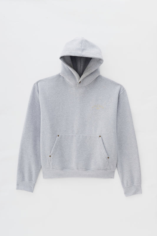 Hoodie Boxy Fit Tulipa - Cinza Mescla